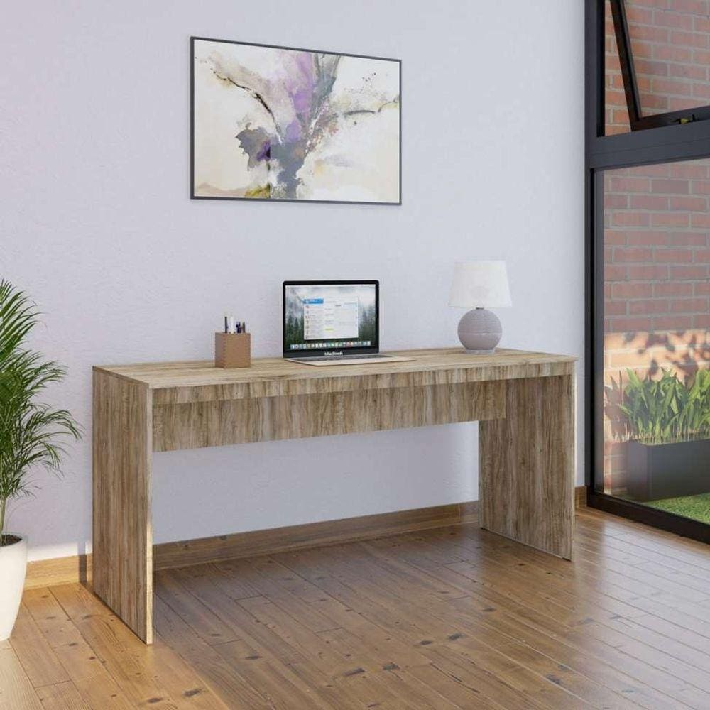 mesa de escritório diretor carvalho 160 cm