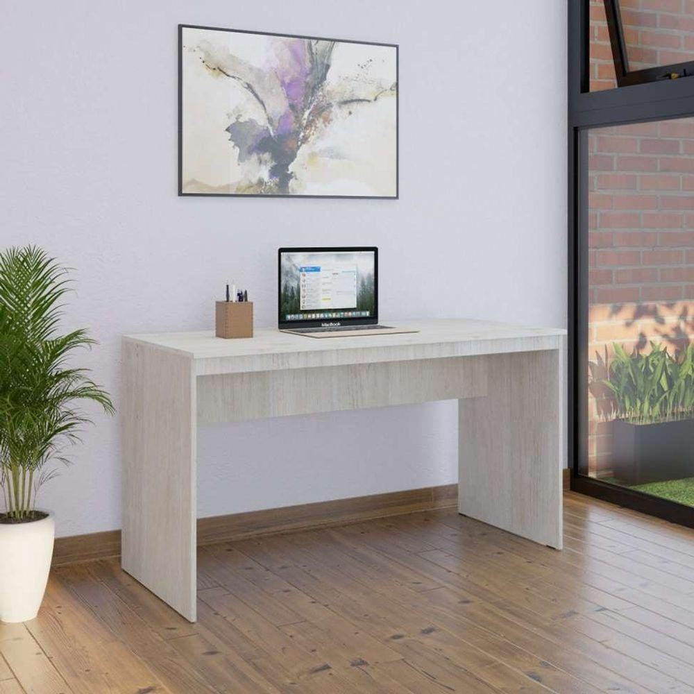 mesa de escritório e snow 135 cm