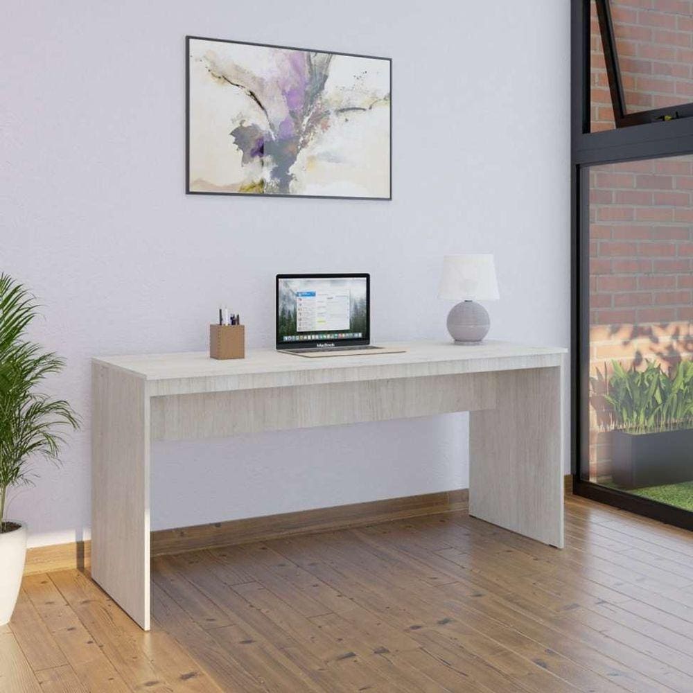 mesa de escritório diretor snow 160 cm