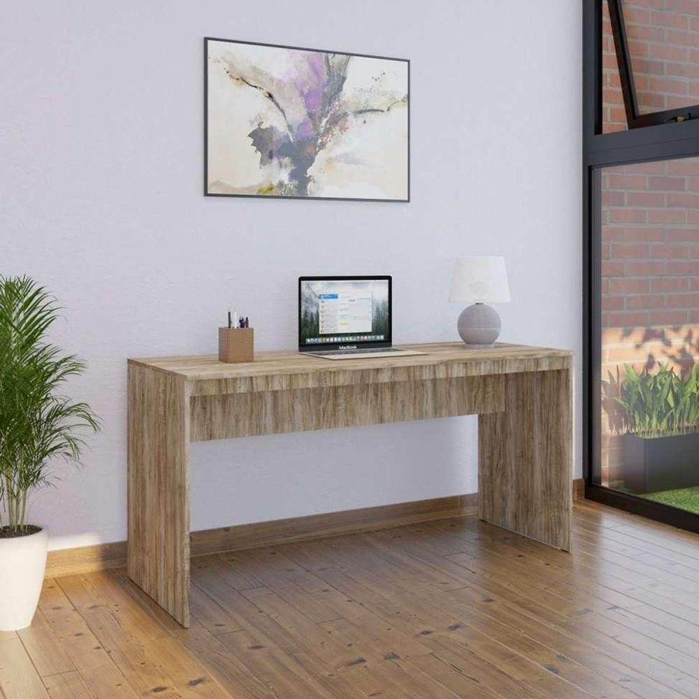 mesa de escritório diretor carvalho 150 cm