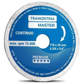 Disco Diamantado Contínuo 4.3/8" Tramontina Premium Tramontina