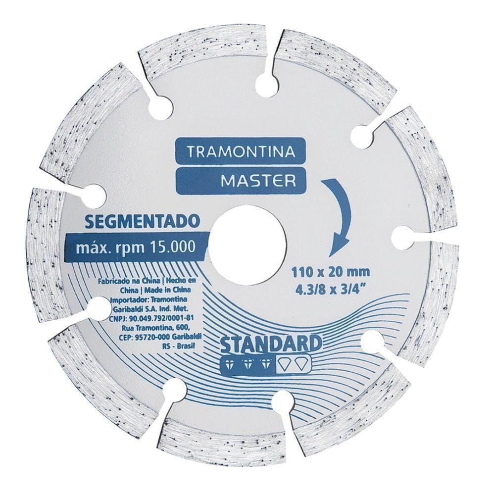 Disco De Corte Diamantado Segmentado 4.3/8” Tramontina Standard Tramontina