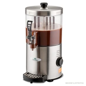 Chocolateira com Reservatório Multiuso 3 Litros em Aço Inox 220v Marchesoni