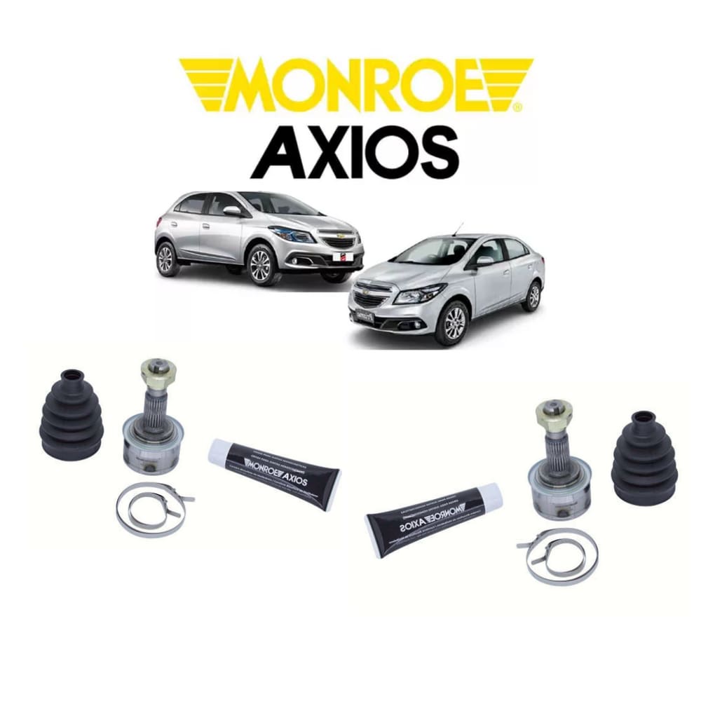 Par Junta Dianteira Homocinetica Fixa Axios 20X25 Chevrolet Onix 2013 A 2016