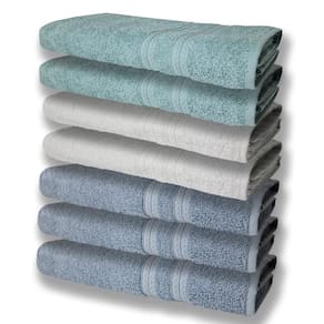 7 Toalhas Grande E Grossa 3 Azul 2 Branco 2 Verde