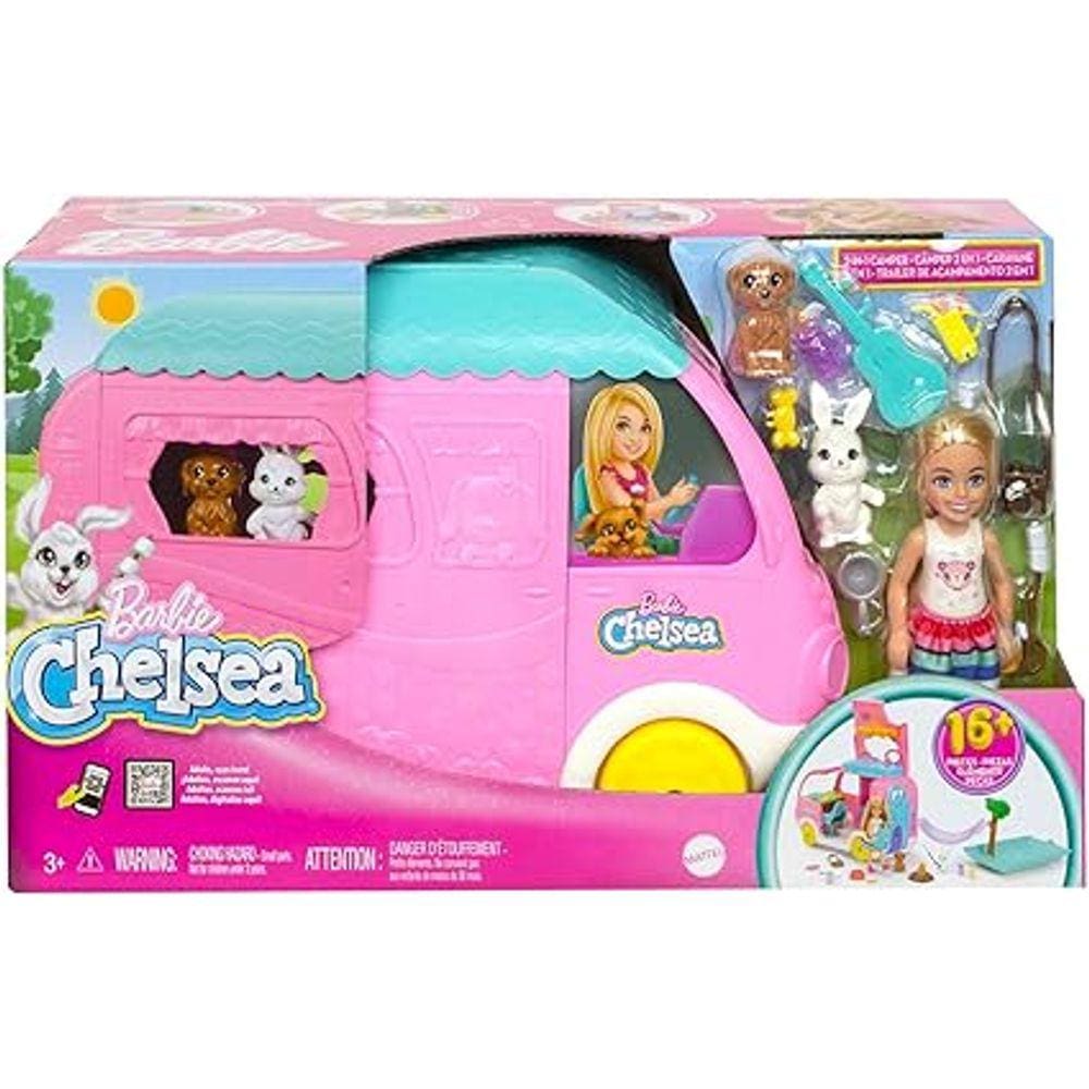 Barbie car and store caravan