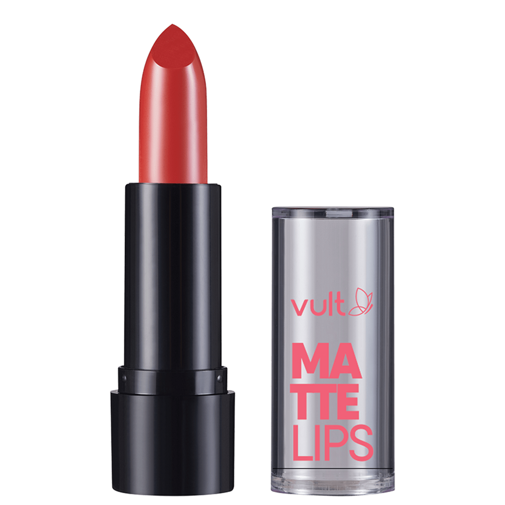 Vult Matte Lips Vermelho Carmim - Batom Matte 3,6g