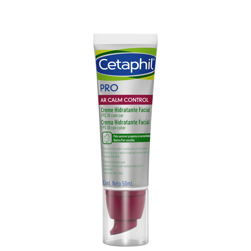 Cetaphil Pro AR Calm Control FPS 30 Com Cor - Creme Hidratante Facial 50ml