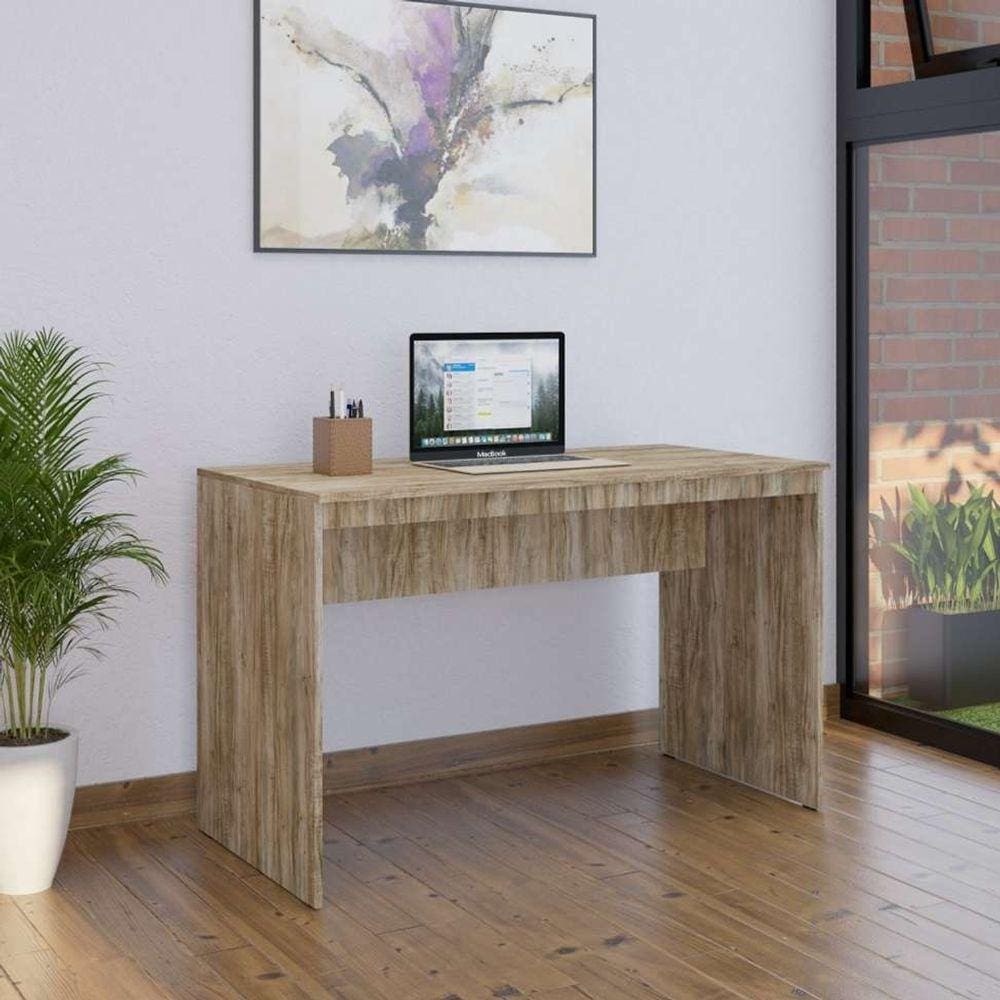 mesa de escritório e carvalho 120 cm