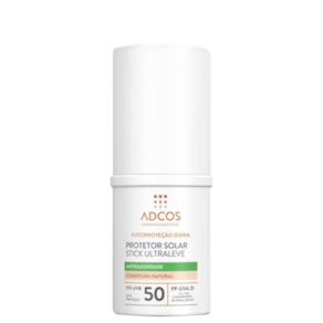 Adcos Fotoproteção Diária Stick Ultraleve FPS50 Beige - Protetor Solar Facial com Cor 15g