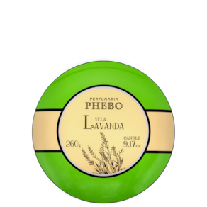 Phebo Águas Lavanda - Vela Perfumada 260g