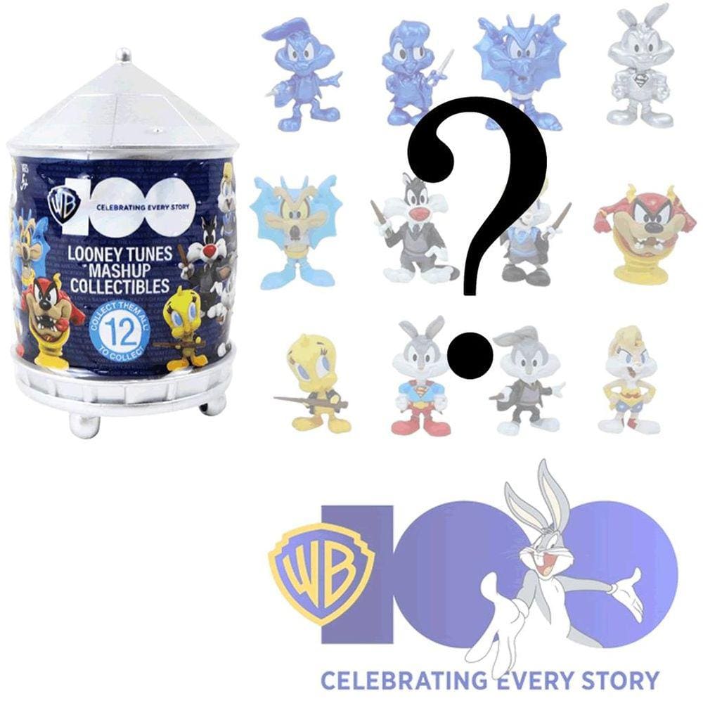 Mini Boneco Surpresa Looney Tunes Mashup Warner Bros