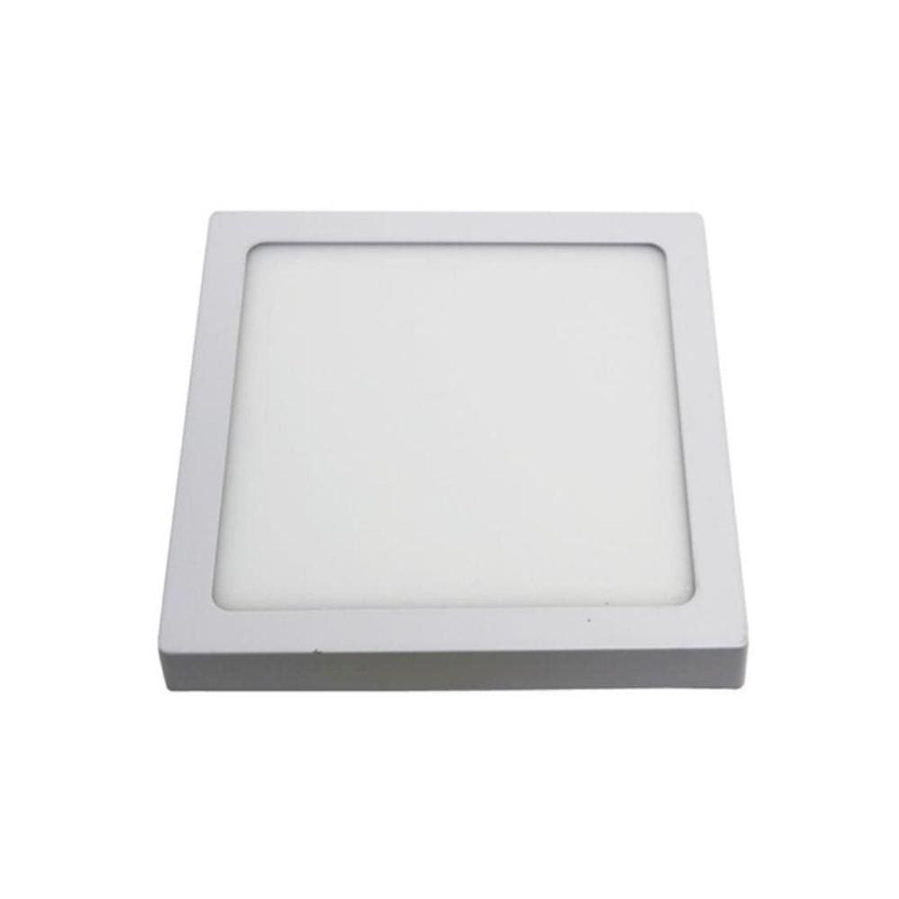 Plafon Led Sobrepor Quadrado 24W Branco Frio 6000K Embuled
