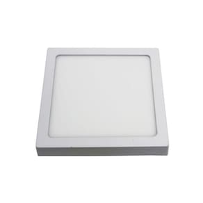 Plafon Led Sobrepor Quadrado 24W Branco Frio 6000K Embuled