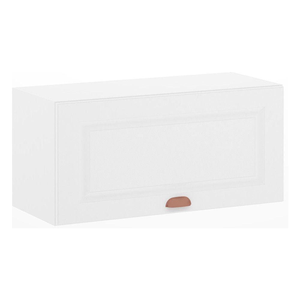 Armário Aéreo Basculante 80 cm 1 Porta Cristal Luciane Móveis