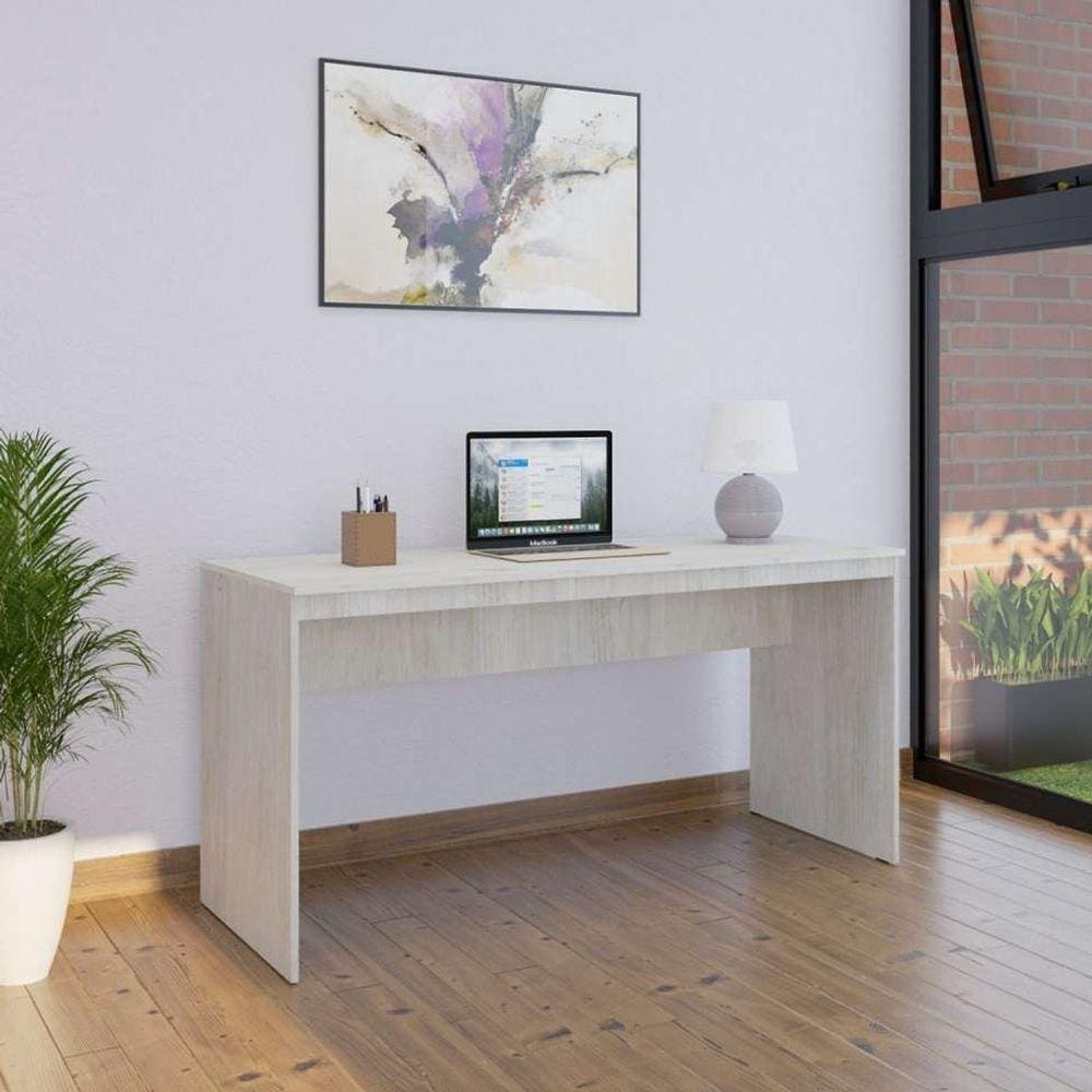 mesa de escritório diretor snow 150 cm