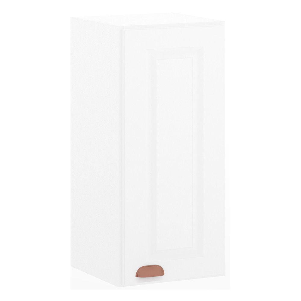 Armário Aéreo 35 cm 1 Porta Cristal Luciane Móveis