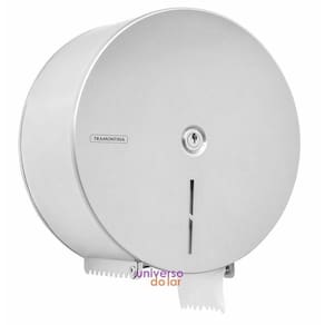 Dispenser Para Papel Higiênico Tramontina Com Acabamento Scotch Brite Grande Aço Inox