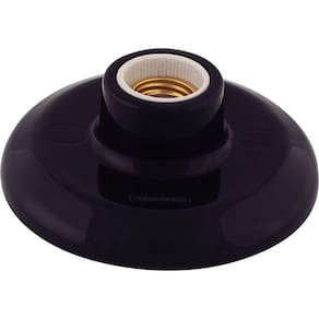 Plafon Tramontina E27 Com Soquete De Porcelana 4 A 250 V Preto Tramontina