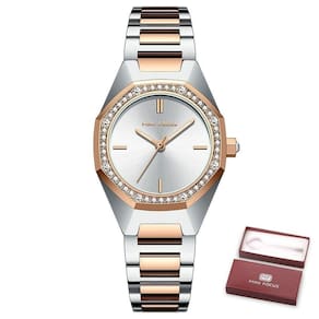 Relógio De Quartzo Feminino Mini Focus Mf0433l à Prova D`água Prata