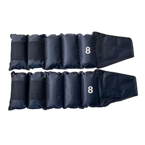 Par de Caneleira BF Fitness Peso Tornozeleira 8kg Costura Reforçada