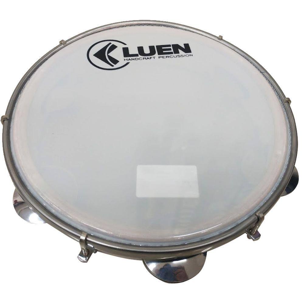 Pandeiro LUEN 10" Pele Leitosa 50051BR Branco
