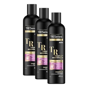 Kit 3 Shampoos TRESemmé TRESplex Regeneração 400ml cada