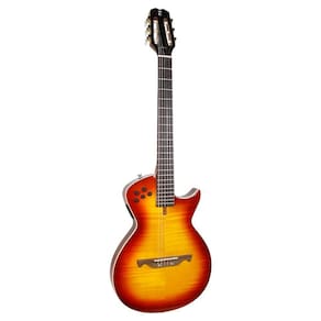 Violão Tagima Modena Elétrico Flat Sólido Nylon Cherry CB