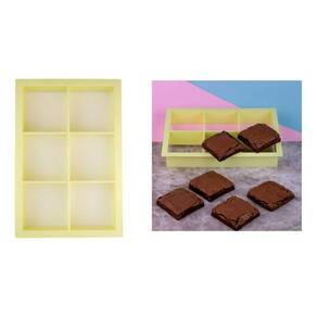 Cortador Brownie Quadrado 6x6cm Bluestar Por Ana Brownie