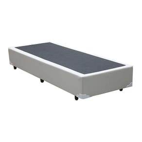 Base Box Solteiro Sintético Branca - 30x88x188