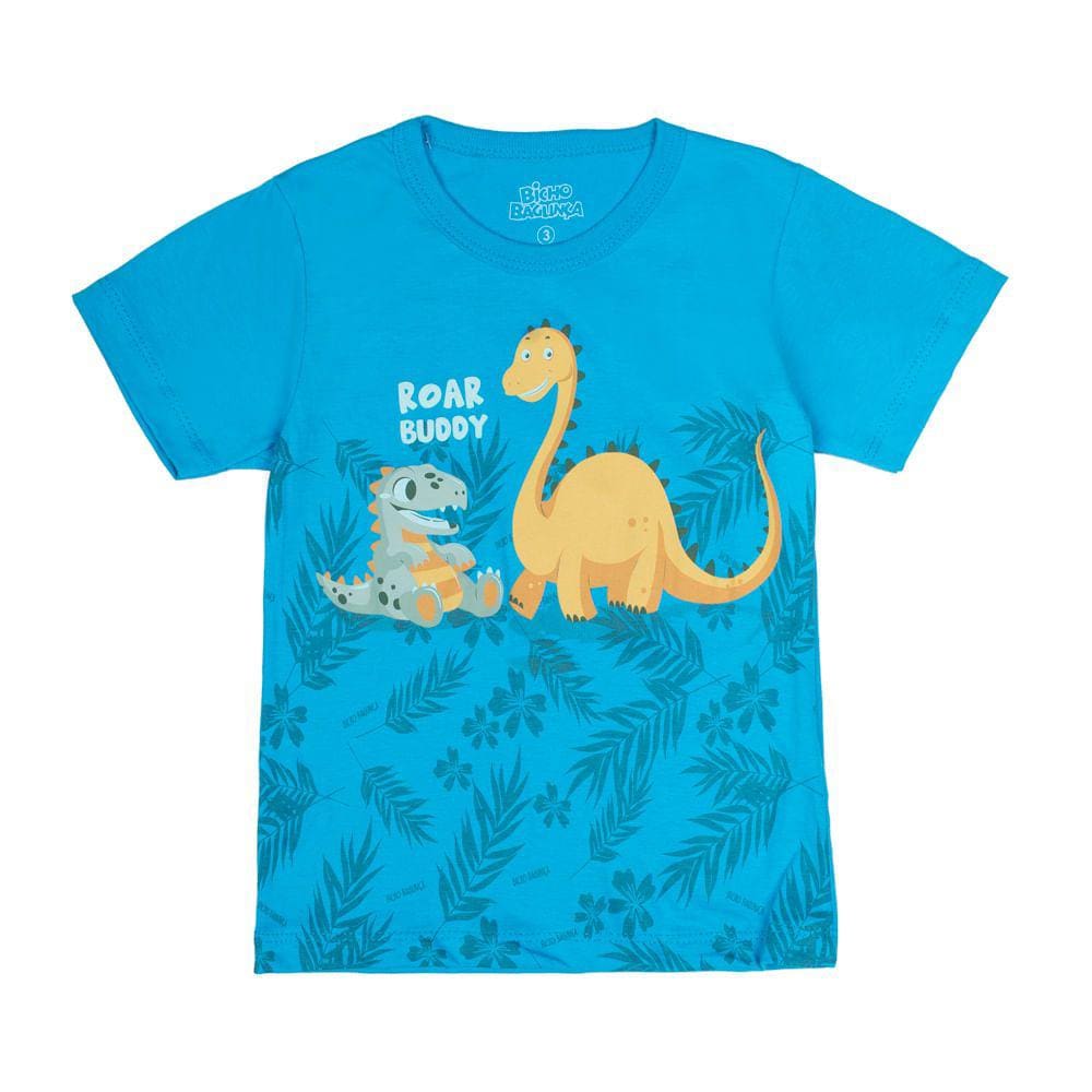 Camiseta Infantil Azul Babão Blues Rainbow Friends Roblox