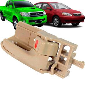 Puxador Bege Toyota Corolla/Hilux 02-15 Geração 7/9