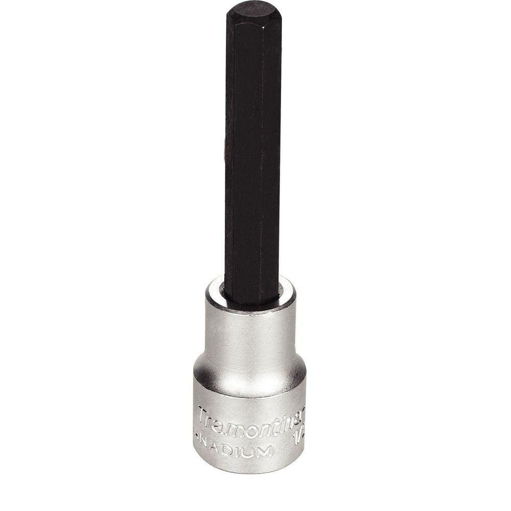 Soquete Em Aço Cromo Vanádio Ponta Hexagonal Longa 7/16” - Encaixe 1/2” Tramontina Pro Tramontina