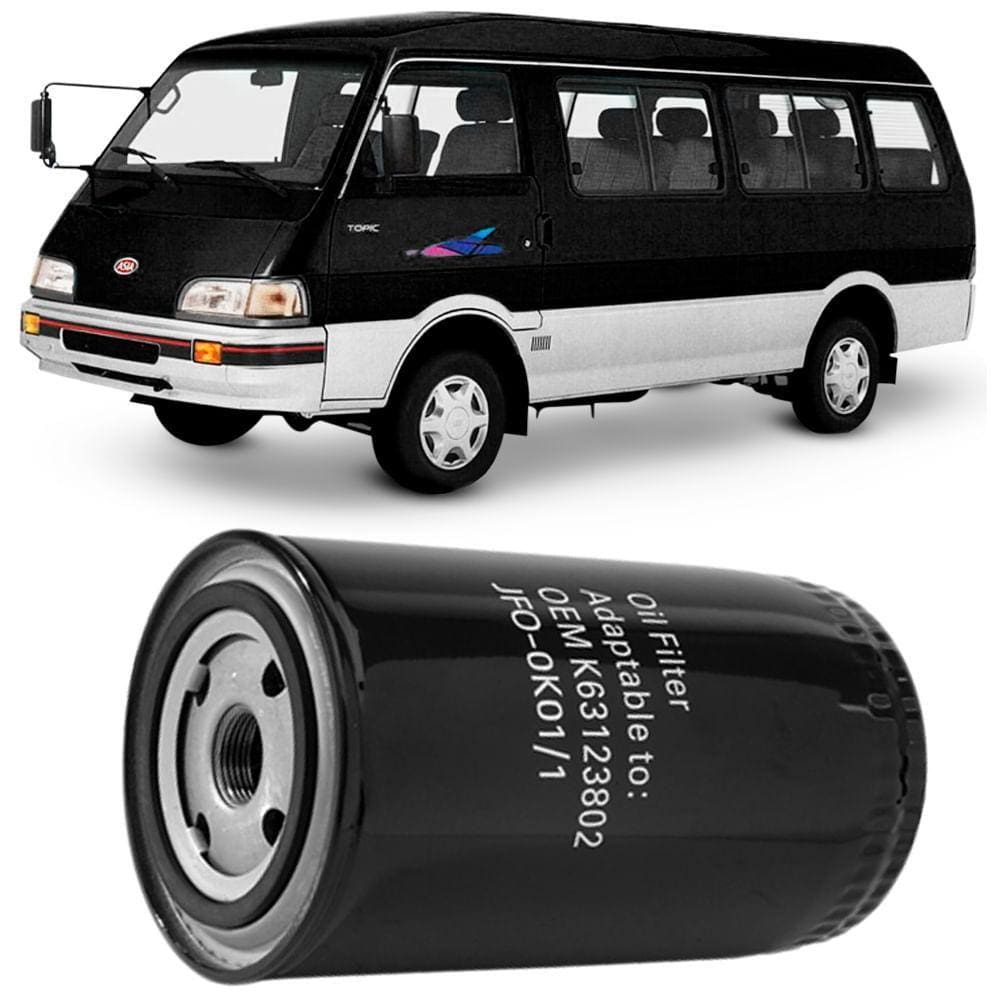 Filtro Óleo Asia Motors Topic 2.7 93 a 99 WEGA JFOK01/1
