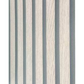 Papel de parede vinilico estilo ripado marfim - UNIQUE5067