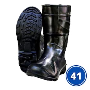 Bota Pvc Sem Forro Preta Numero 41 Crival