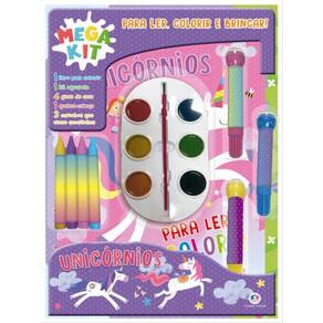 Unicórnios - Ler, Colorir E Brincar