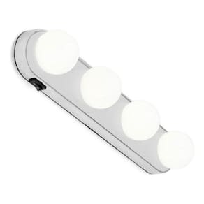 Luz De Espelho Camarim Led 4 Lampadas Portátil Maquiagem