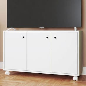 Rack para TV Até 40 Polegadas 3 Portas Branco Bse 01 - Brv