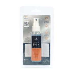 Limpa Telas E Lentes Sem álcool 60ml Com Flanela Microfibra