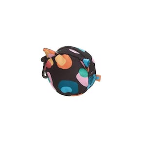 Bolsa Porta Moeda Fabula ZumZum Pelúcia Preta - 9x3x9cm