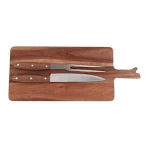 Kit para Churrasco Inox com 3 Peças 47cm - A\CASA