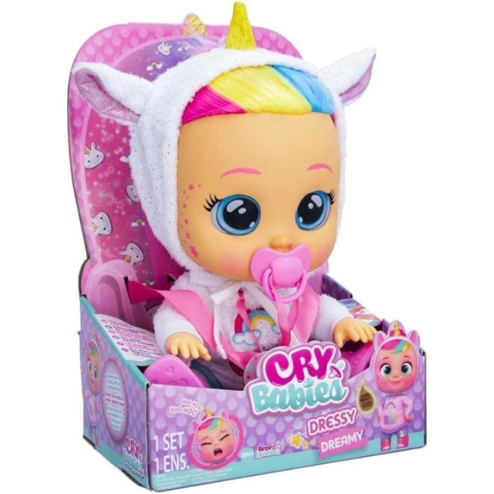 Cry baby sale unicorn doll