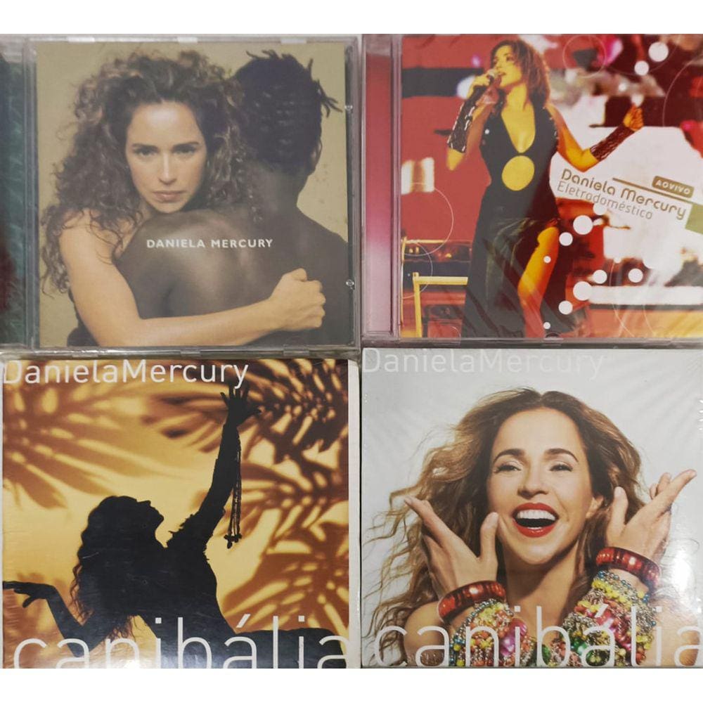 CD Daniela Mercury (Kit Com 4 CDS)