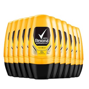 Kit Desodorante Roll On Rexona V8 50ml - 12 Unidades