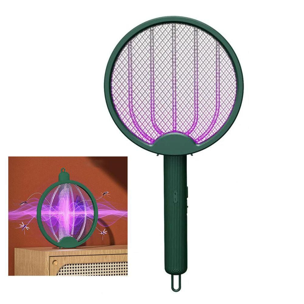 Raquete Mata Mosquito Eletrica 4 em 1 Luz UV Pernilongo Mosca Inseto Automatico Armadilha