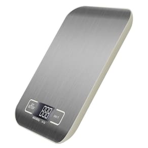 Balança Digital De Cozinha De 5kg Aço Inox