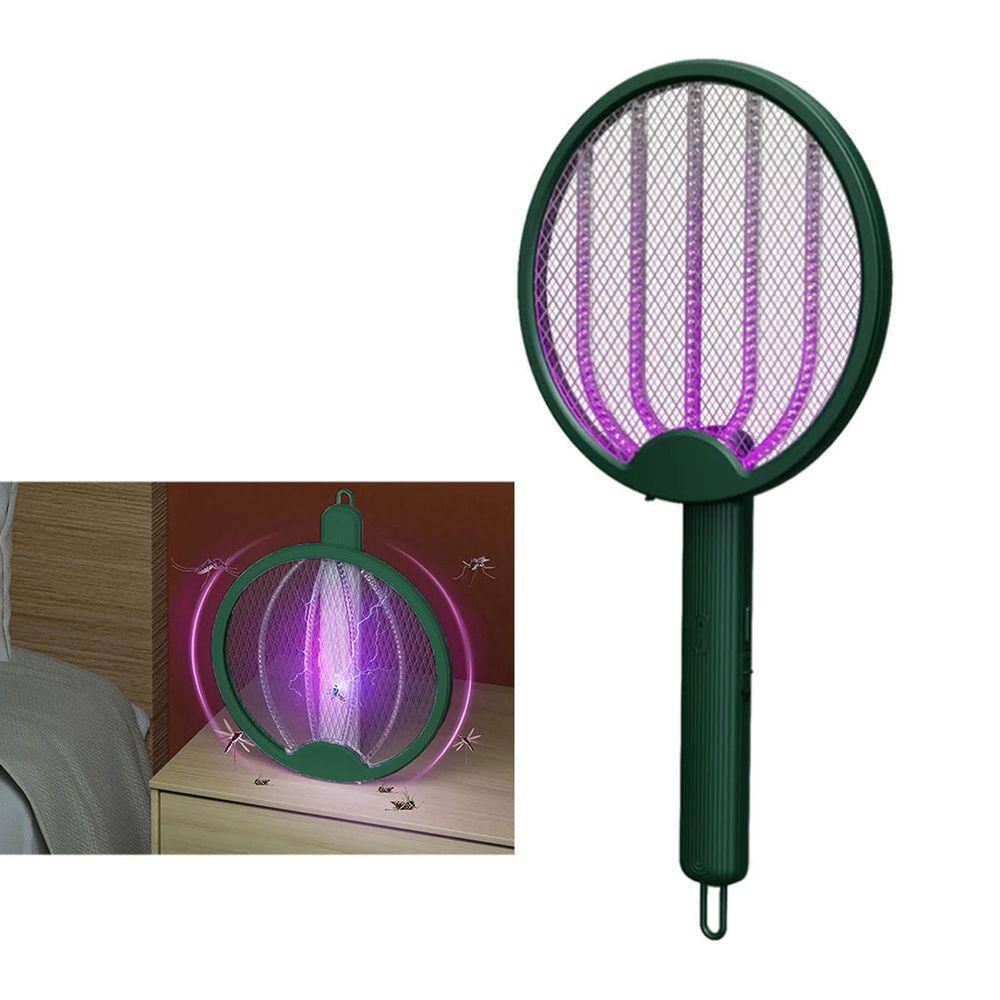 Raquete Eletrica Mata Mosquito 4 em 1 Luz UV Inseto Mosca Pernilongo Armadilha