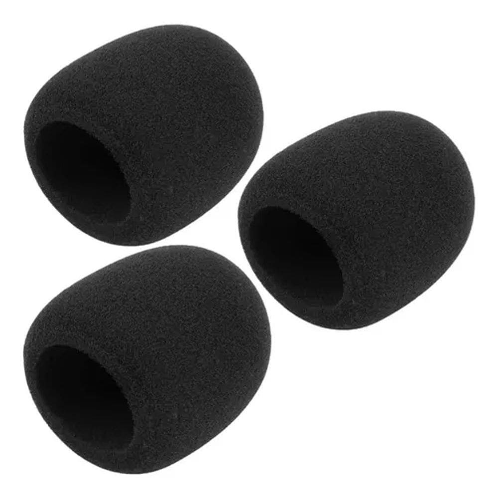 Kit 3 Espumas Globo Karsect ESP1 Preto Para Microfone
