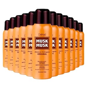 Kit Desodorante Spray Wild Musk 90ml - 12 Unidades